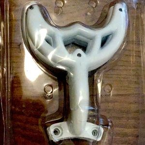 4-Pack 4.52-in White Ceiling Fan Blade Arm